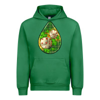 Emerald st.patrick's teardrop earrings Urban Hoodie - FaDigitalArtStudio