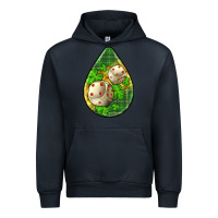 Navy st.patrick's teardrop earrings Urban Hoodie - FaDigitalArtStudio