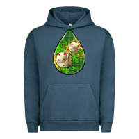 Pigment Midnight Navy st.patrick's teardrop earrings Urban Hoodie - FaDigitalArtStudio