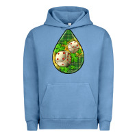 Pigment Pebble Blue st.patrick's teardrop earrings Urban Hoodie - FaDigitalArtStudio