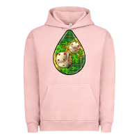Pigment Salmon st.patrick's teardrop earrings Urban Hoodie - FaDigitalArtStudio