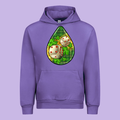St.patrick's Teardrop Earrings Urban Hoodie Designed By Fadigitalartstudio