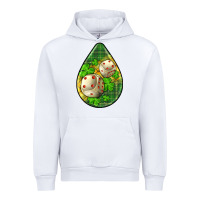 White st.patrick's teardrop earrings Urban Hoodie - FaDigitalArtStudio