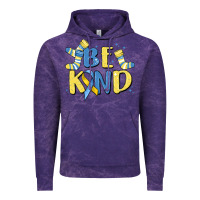 Cloud Purple be kind Vintage Hoodie - MaliasSmallBusiness