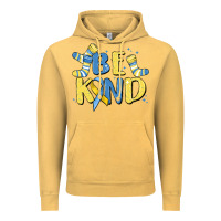 Vintage Mustard be kind Vintage Hoodie - MaliasSmallBusiness