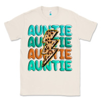 Natural auntıe with lightning bolt Classic Tee - MaliasSmallBusiness