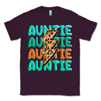 Plum auntıe with lightning bolt Classic Tee - MaliasSmallBusiness