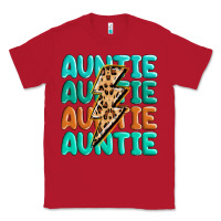 Red auntıe with lightning bolt Classic Tee - MaliasSmallBusiness
