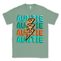 Sage auntıe with lightning bolt Classic Tee - MaliasSmallBusiness