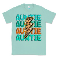 Seafoam auntıe with lightning bolt Classic Tee - MaliasSmallBusiness