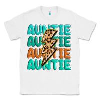 White auntıe with lightning bolt Classic Tee - MaliasSmallBusiness