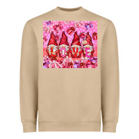 Mushroom love gnomies with gift boxes Heavyweight Sweatshirt - NancyCooperArtShop
