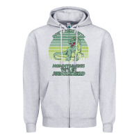 Heather Grey Don t Mess With Mamasaurus You ll Get Jurasskicked Zipper Hoodie - Bettercallsaul