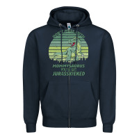 Navy Don t Mess With Mamasaurus You ll Get Jurasskicked Zipper Hoodie - Bettercallsaul