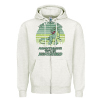 Oatmeal Heather Don t Mess With Mamasaurus You ll Get Jurasskicked Zipper Hoodie - Bettercallsaul