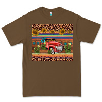Cacao truck sunflower leopard Premium Tee - AdoDesignShop