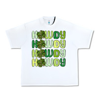 White howdy st patrick s day Urban Heavy Tee - MaliasSmallBusiness