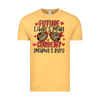 Vintage Mustard future ladies man current mamas boy Vintage Tee - MaliasSmallBusiness