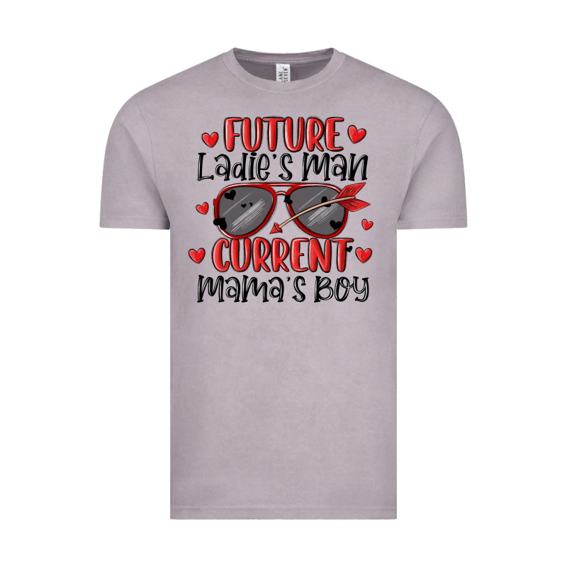 Future Ladies Man Current Mamas Boy Vintage Tee by MaliasSmallBusiness | Teevron