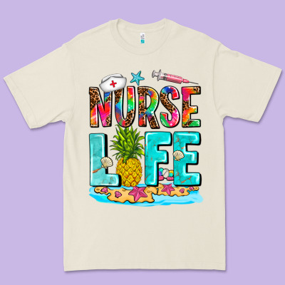 Nurse Life Summer Premium Tee Designed By Adodesignshop