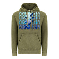 Vintage Olive mom of both boys Vintage Hoodie - MaliasSmallBusiness