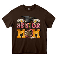 Chocolate Brown senior mom 2023 Heavy Core Tee - AdoDesignShop