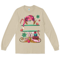 Mushroom pink elf costom name and preview Long Sleeve Tee - MaliasSmallBusiness