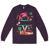 Plum pink elf costom name and preview Long Sleeve Tee - MaliasSmallBusiness