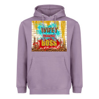 Lavender wifey mama boss Heavyweight Hoodie - TumblerDesignByShophia