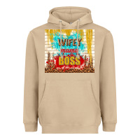 Mushroom wifey mama boss Heavyweight Hoodie - TumblerDesignByShophia
