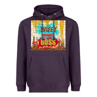 Plum wifey mama boss Heavyweight Hoodie - TumblerDesignByShophia