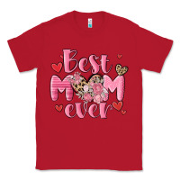 Red best mom ever Classic Tee - MaliasSmallBusiness