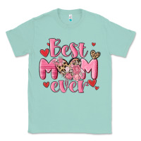 Seafoam best mom ever Classic Tee - MaliasSmallBusiness