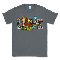 Charcoal Heather love western cow Classic Tee - JahusDesignShop