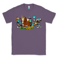 Lavender love western cow Classic Tee - JahusDesignShop