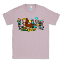 Lilac love western cow Classic Tee - JahusDesignShop