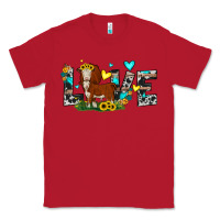 Red love western cow Classic Tee - JahusDesignShop