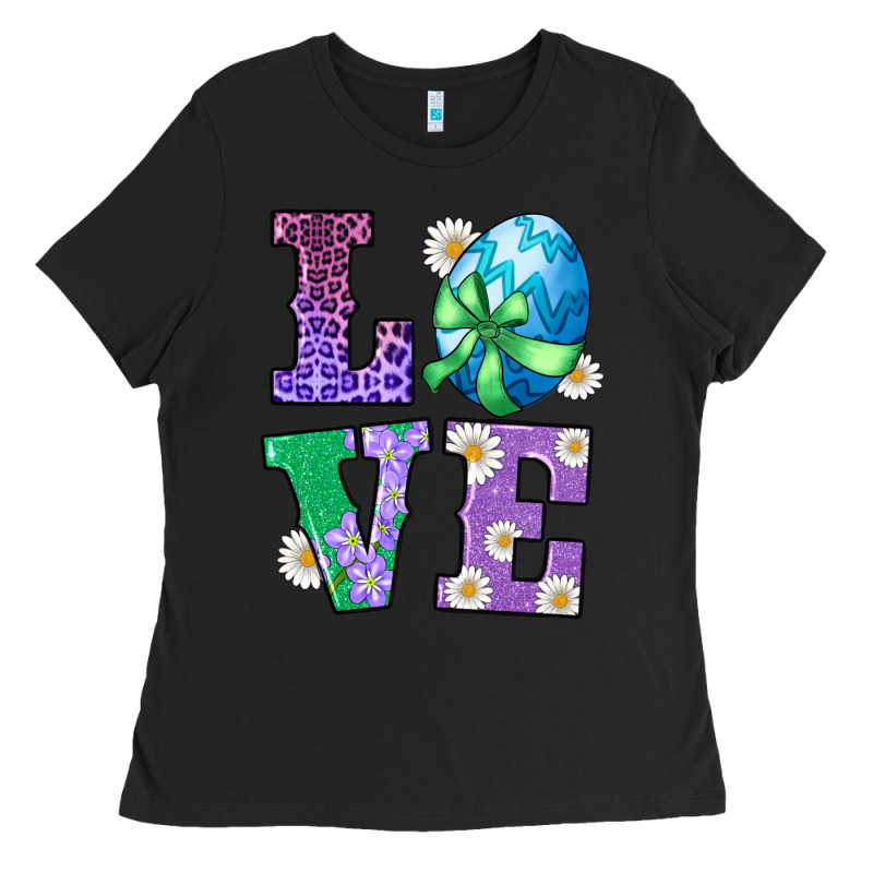 Easter Love Egg Ladies Tee by RanaPortraitStore | Teevron