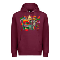 Burgundy cinco de mayo rt Premium Hoodie - CowGirlArtShop