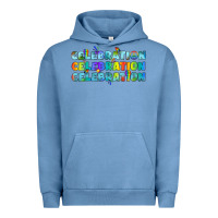 Pigment Pebble Blue Lgbtq Celebration Urban Hoodie - BundleAndBundleShop
