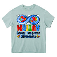 Autism Infinity Seeing The World Differently Heavy Core Tee | Teevron
