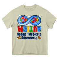 Mossy autism infinity seeing the world differently Heavy Core Tee - JahusDesignShop