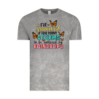 Cloud Rock i have survived too many storms to be bothered by raindrops malia Vintage Tee - MaliasSmallBusiness