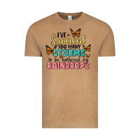 Vintage Camel i have survived too many storms to be bothered by raindrops malia Vintage Tee - MaliasSmallBusiness