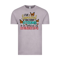 Vintage Zinc i have survived too many storms to be bothered by raindrops malia Vintage Tee - MaliasSmallBusiness
