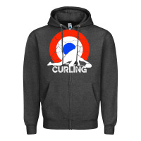 Charcoal Heather Curling Zipper Hoodie - Bettercallsaul