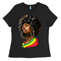 Black juneteenth black women Ladies Tee - HRA Design Shop