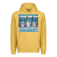 Antique Gold hello winter gnome Premium Hoodie - JahusDesignShop