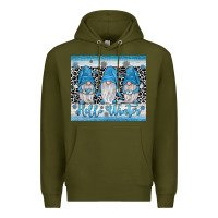 Army Green hello winter gnome Premium Hoodie - JahusDesignShop