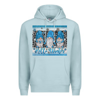 Blue Mist hello winter gnome Premium Hoodie - JahusDesignShop